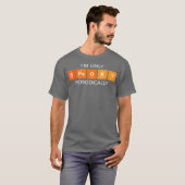Science Halloween Funny Spooky Periodic Table T-Shirt (Vorne ganz)