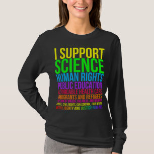 Science Human Rights Bildung Health Care Freedom T-Shirt