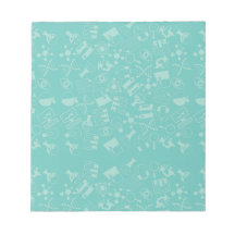 Science Icons Muster Nachhinweise