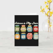 Science Is My Jam Teacher Shirt Stem Student Educa Karte (Gelbe Blume)