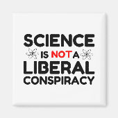 Science Is Not A Liberal Conspiracy Magnet (Vorne)