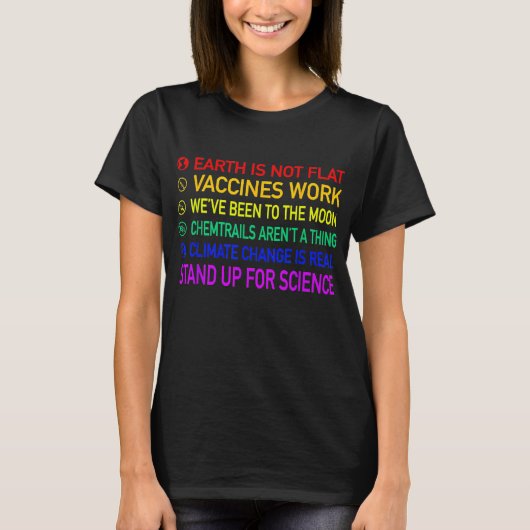 Science Is Real 8 Billion Trees  T-Shirt (Vorderseite)
