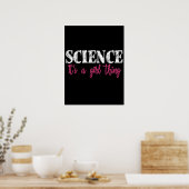 Science - It's a Girl Thing Poster (Küche)