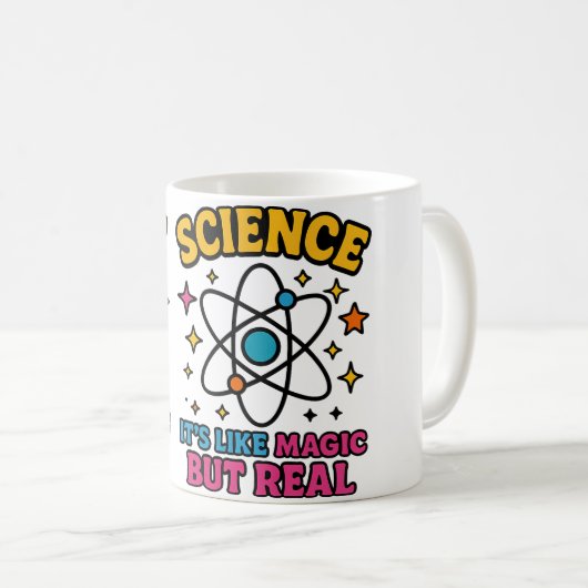 Science It'S Like Magic But Real Illustration Kaffeetasse (VorderseiteRechts)