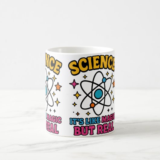Science It'S Like Magic But Real Illustration Kaffeetasse (Mittel)