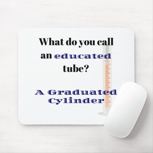 Science Joke Vater Joke Graduated Cylinder Mousepad (Mit Mouse)