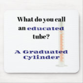 Science Joke Vater Joke Graduated Cylinder Mousepad (Vorne)