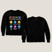 Science keeps you curious (Design Vorder- & Rückseite)