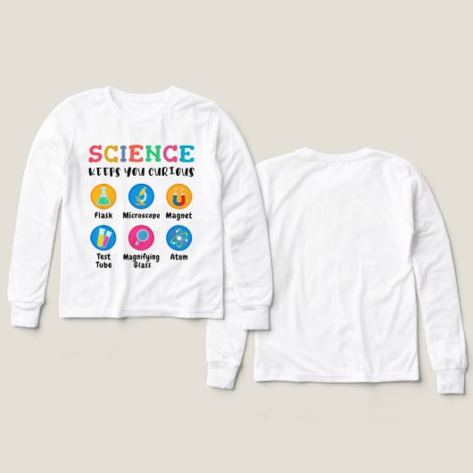 Science keeps you curious (Design Vorderseite & Rückseite)