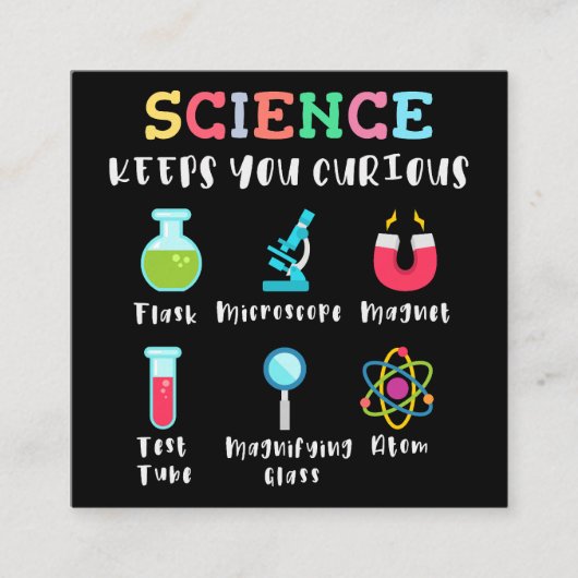 Science keeps you curious begleitkarte (Vorderseite)