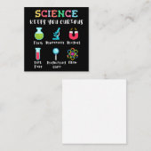 Science keeps you curious begleitkarte (Vorne/Hinten)