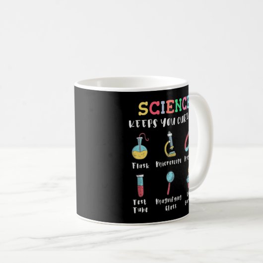Science keeps you curious kaffeetasse (VorderseiteRechts)