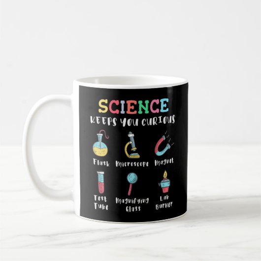 Science keeps you curious kaffeetasse (Links)
