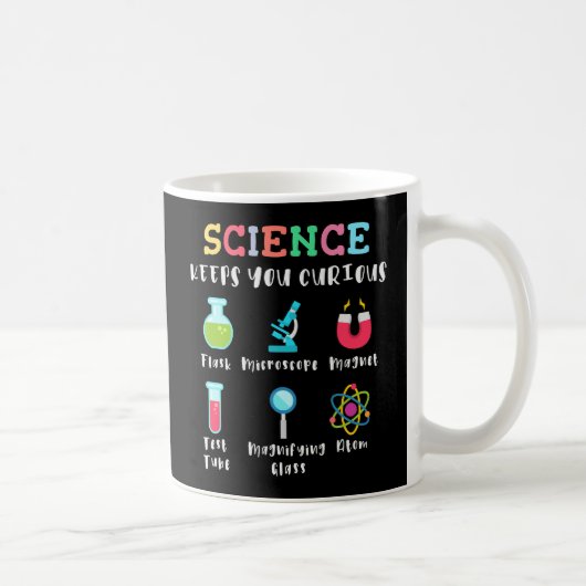 Science keeps you curious kaffeetasse (Rechts)