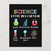 Science keeps you curious postkarte (Vorderseite)