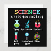 Science keeps you curious save the date (Vorne/Hinten)
