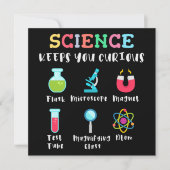 Science keeps you curious save the date (Vorderseite)