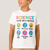 Science keeps you curious T-Shirt (Vorderseite)