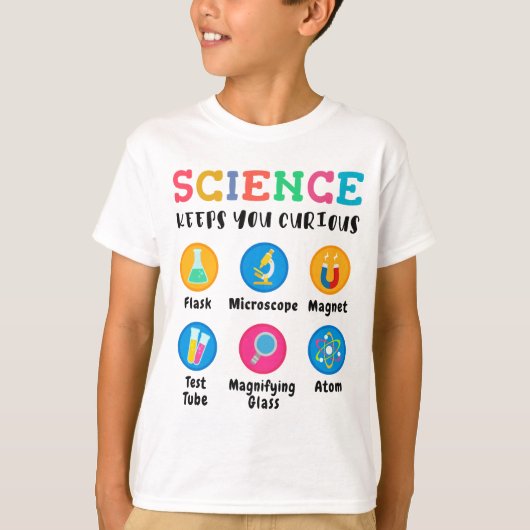 Science keeps you curious T-Shirt (Vorderseite)