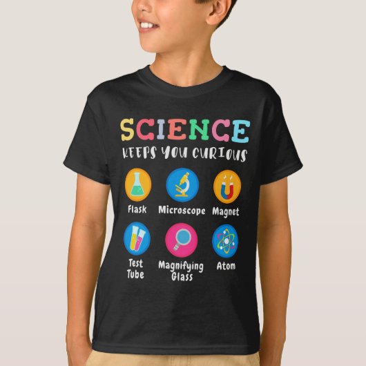Science keeps you curious T-Shirt (Vorderseite)