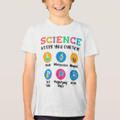 Science keeps you curious Tri-Blend shirt (Vorderseite)