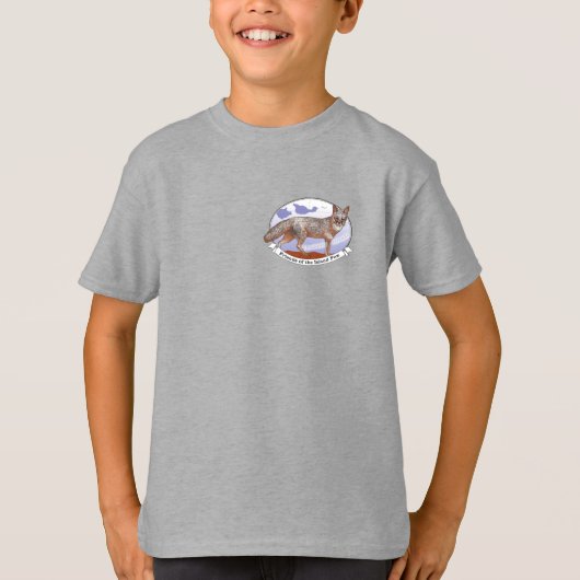 Science Kids T - Shirt Logo Front Science Fox Back (Vorderseite)