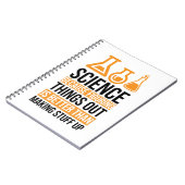 Science Lab laboratory technician Scientist Notizblock (Linke Seite)