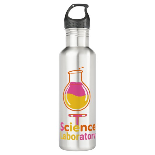 Science Laboratory Flask - Colorful Chemistry Expe Edelstahlflasche (Vorderseite)