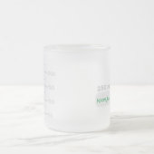Science Labrador Beaker Personalisiert Big Label T Mattglastasse (Mittel)