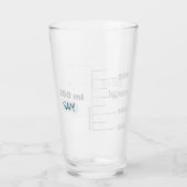 Science Labrador Beaker Personalisiert Drink Glass Glas (Vorderseite)
