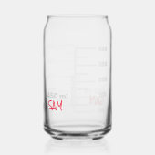 Science Labrador Beaker Personalisiert Glass Chemi Dosenglas (Vorderseite)