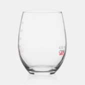 Science Labrador Beaker Personalisiert Glass Chemi Weinglas Ohne Stiel (Links)
