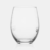 Science Labrador Beaker Personalisiert Glass Chemi Weinglas Ohne Stiel (Rechts)