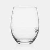 Science Labrador Beaker Personalisiert Glass Chemi Weinglas Ohne Stiel (Links)