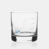 Science Labrador Beaker Personalisiert Glass Whiskyglas (Vorderseite)