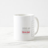 Science Labrador Beaker Personalisiert große Label Kaffeetasse (VorderseiteRechts)