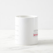 Science Labrador Beaker Personalisiert große Label Kaffeetasse (Mittel)