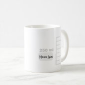 Science Labrador Beaker Personalisiert große Label Kaffeetasse (VorderseiteRechts)
