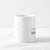 Science Labrador Beaker Personalisiert große Label Kaffeetasse (Mittel)