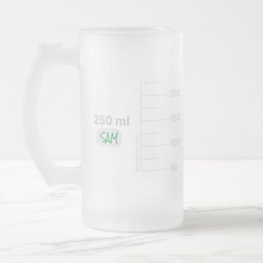 Science Labrador Beaker Personalisiert hohe Tasse (Links)