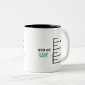 Science Labrador Beaker Personalisierte weiße Tass Zweifarbige Tasse (VorderseiteRechts)