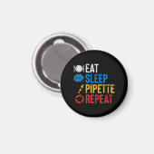 Science Labrador Biology Gift Magnet (Vorderseite/Rückseite)