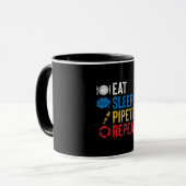 Science Labrador Biology Gift Tasse (Vorderseite Links)