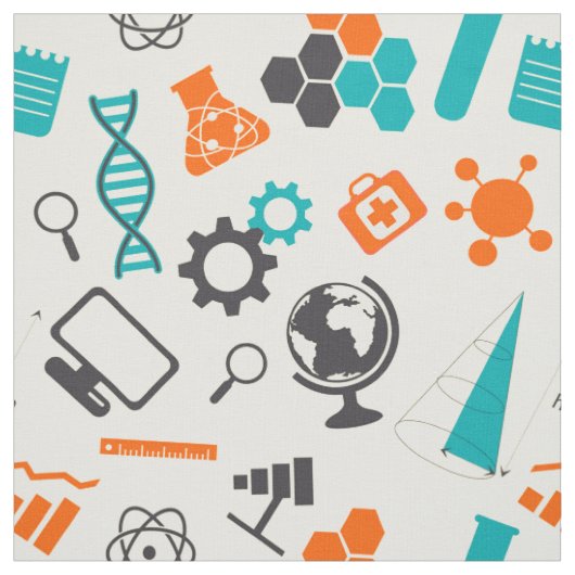 Science Labrador Chemistry Liebe Proton Electron N Stoff (Muster)
