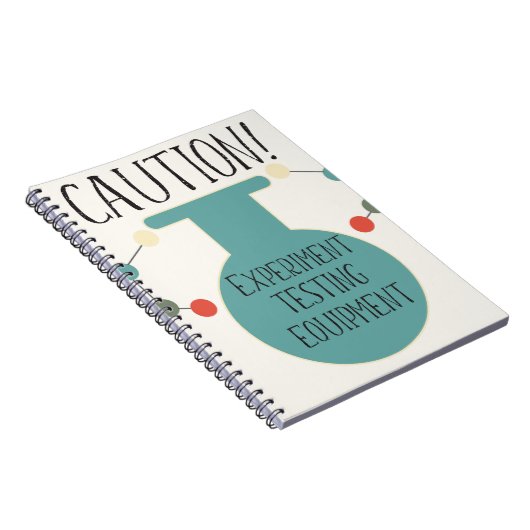 Science Labrador Chemistry Pattern Notebook Notizblock (Rechte Seite)