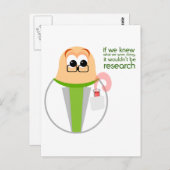 Science Labrador Researcher Postcard Postkarte (Vorne/Hinten)