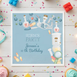 Science Labrador und Experimente Geburtstagsparty Serviette