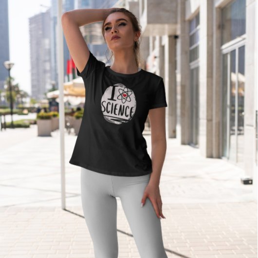 Science Liebe Atom Symbol T-Shirt