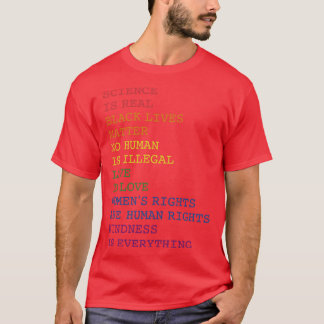 Science Liebe Güte Regenbogen für Schwule und Lesb T-Shirt