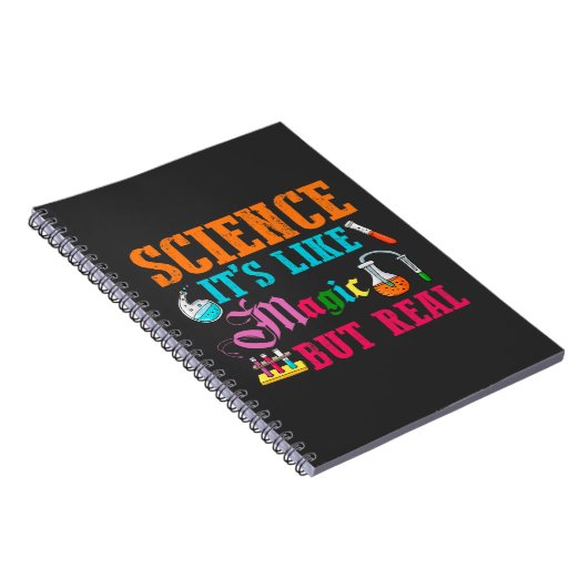 Science Magic Future Scientist Chemistry Student Notizblock (Rechte Seite)